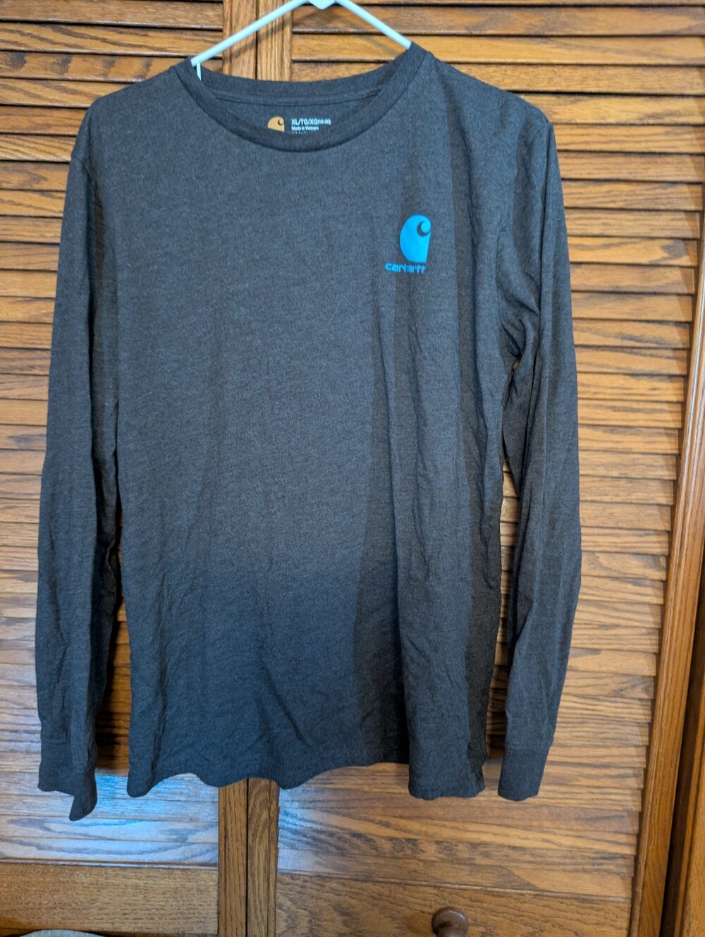 Carhartt Long Sleeve T-shirt Gray Youth Size XL 18/20